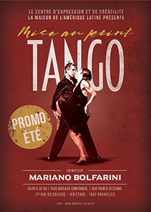affiche stage tango mise a point d'été