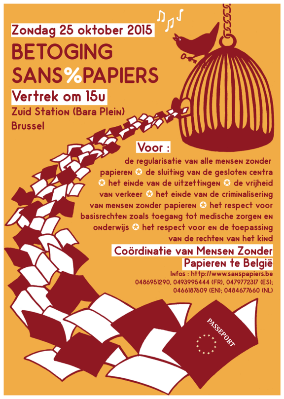 Affiche papiers-couleur nl